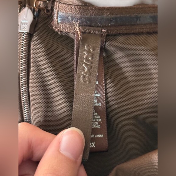 Skims Body All in One catsuit strapless bodysuit brown size 3X - Picture 4 of 7